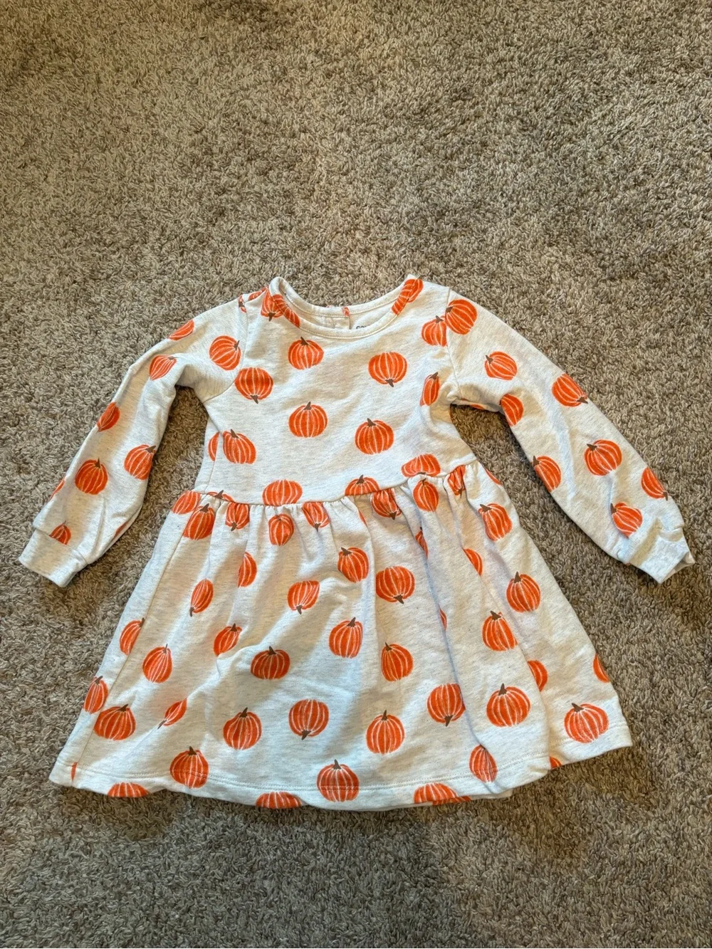 Carters pumpkin dress